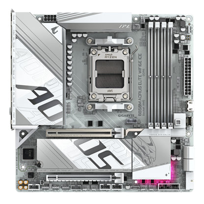 GIGABYTE B850M AORUS ELITE WIFI6E ICE AMD B850 Socket AM5 micro ATX