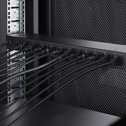 StarTech.com 16NM8-RACK-MOUNT-PDU power distribution unit (PDU) 16 AC outlet(s) 1U Black