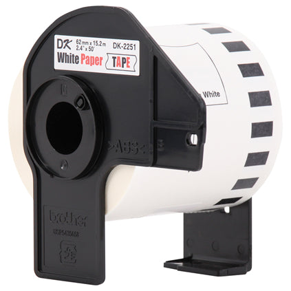 Brother DK-225124PK printer label White Self-adhesive printer label