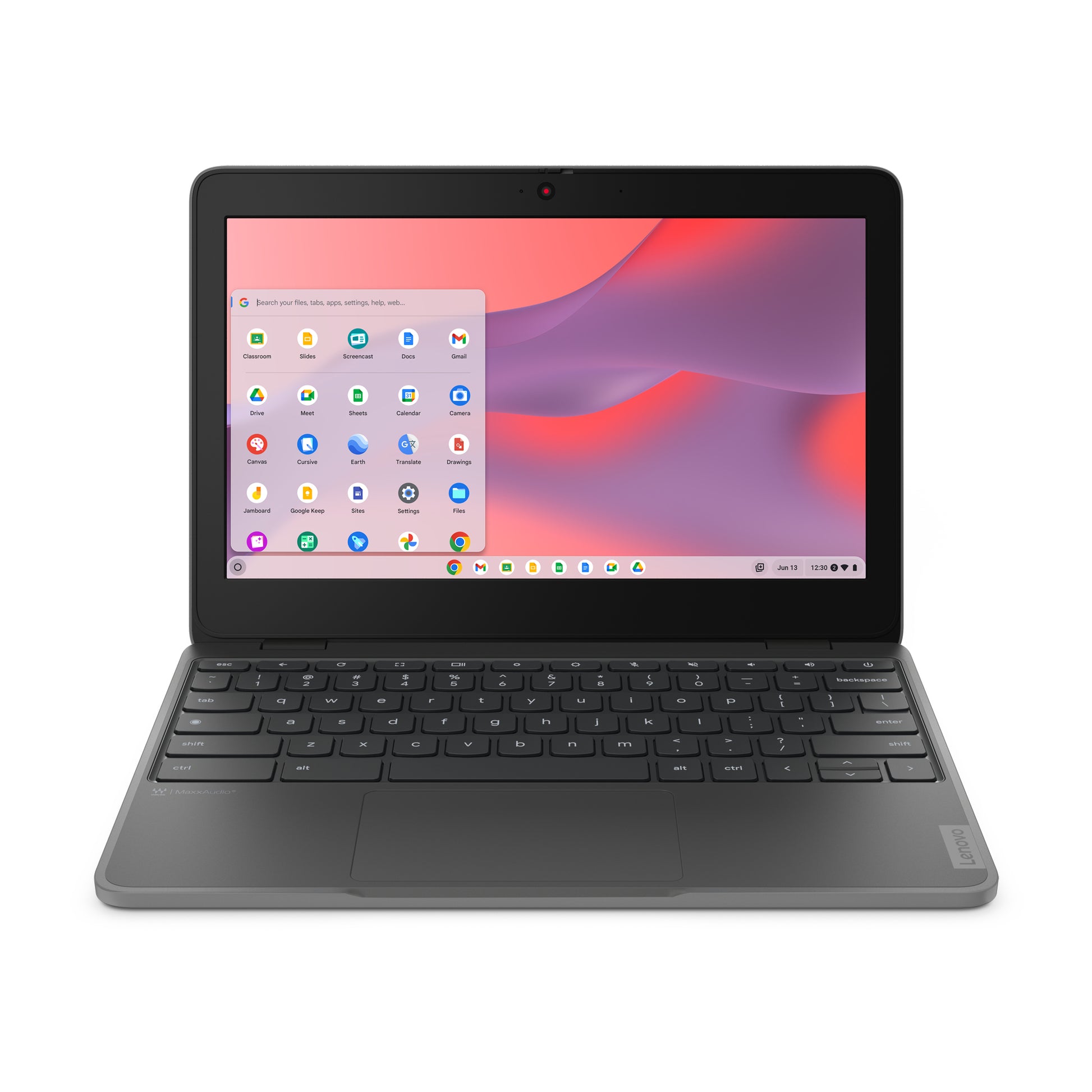 Lenovo 100e Chromebook Gen 4 MediaTek Kompanio 520 11.6" HD 4 GB LPDDR4x-SDRAM 32 GB eMMC Wi-Fi 6 (802.11ax) ChromeOS English Gray