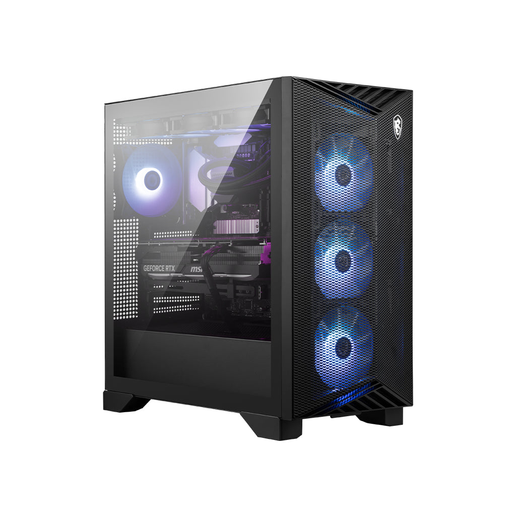 MSI Aegis RS2 AI A2NVP7-1480US Intel Core Ultra 7 265K 32 GB DDR5-SDRAM 2 TB SSD NVIDIA GeForce RTX 5070 Windows 11 Home Desktop PC Black