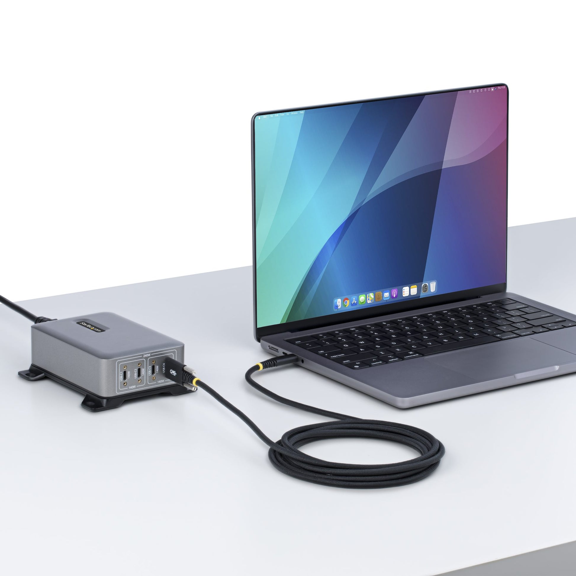 StarTech.com S2CEPR3M-USBSL-CABLE USB cable USB 2.0 118.1" (3 m) USB C Black
