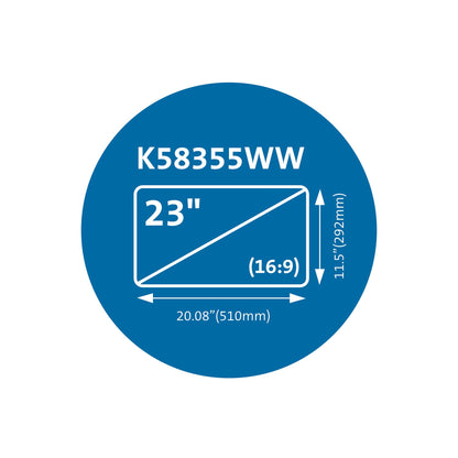 Kensington MagPro™ 23.0" (16:9) Monitor Privacy Screen with Magnetic Strip