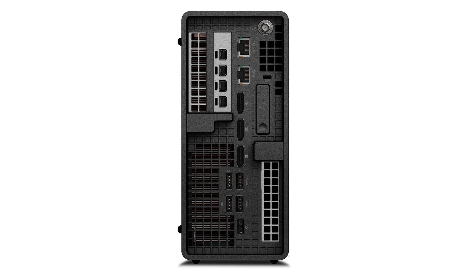 Lenovo ThinkStation P360 Ultra Intel® Core™ i5 i5-12400T 32 GB DDR5-SDRAM 1 TB SSD NVIDIA Quadro T1000 Windows 11 Pro Mini Tower Workstation Black