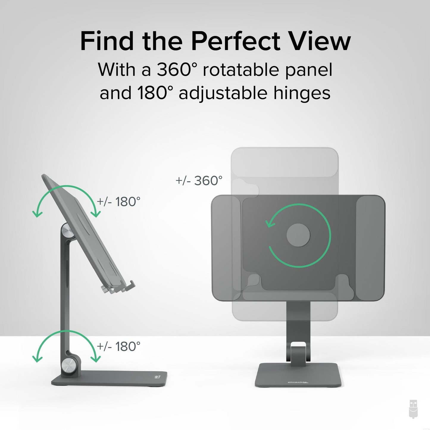 Plugable Technologies AMS-STAND13 holder Active holder Tablet/UMPC Black