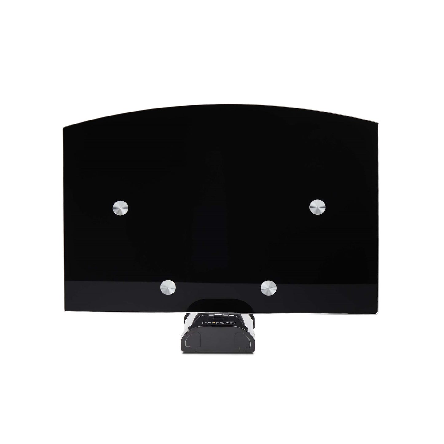 StarTech.com 1B-WALL-MOUNT-SHELF AV equipment shelf Black Tempered glass