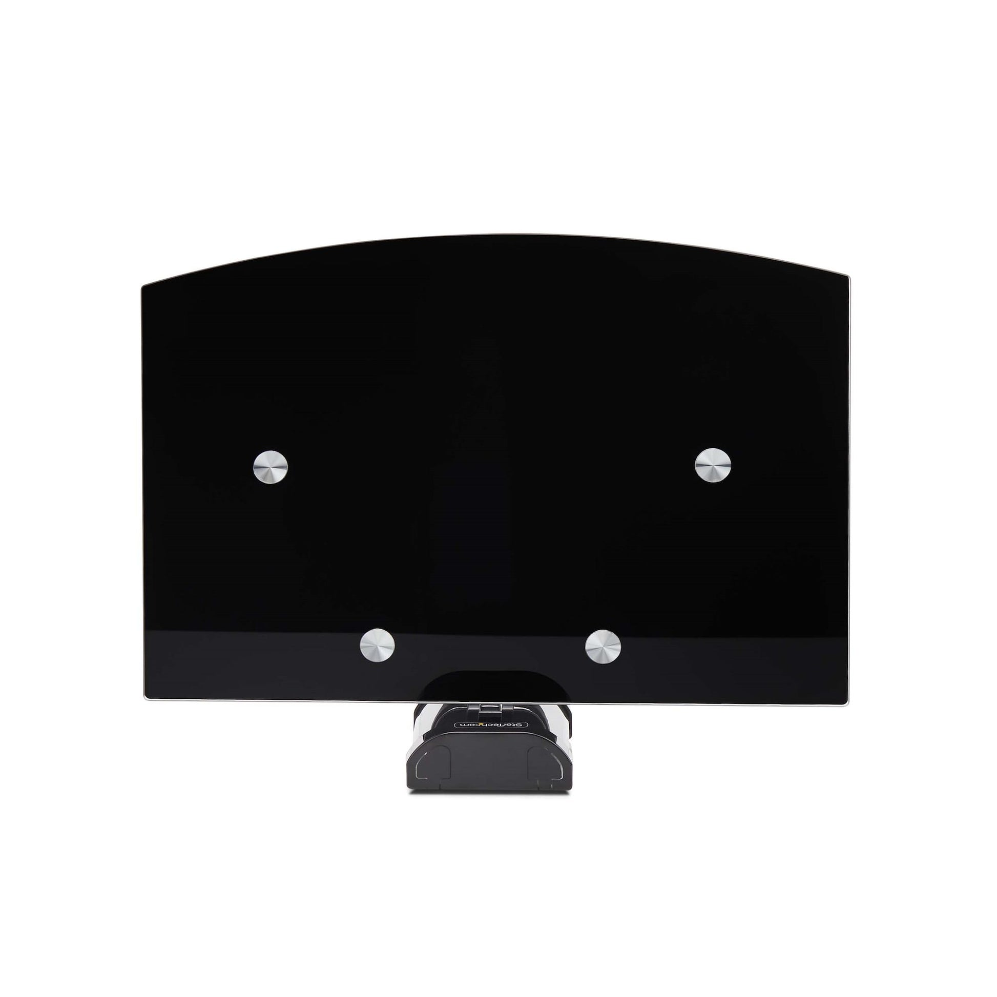 StarTech.com 1B-WALL-MOUNT-SHELF AV equipment shelf Black Tempered glass