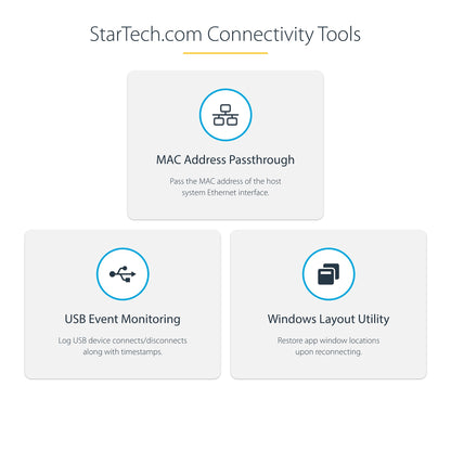 StarTech.com 101N-USBC-DOCK laptop dock/port replicator Wired USB 3.2 Gen 1 (3.1 Gen 1) Type-C Gray