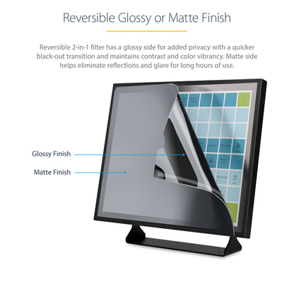 StarTech.com 1954-PRIVACY-SCREEN display privacy filters 19" Monitor Frameless display privacy filter