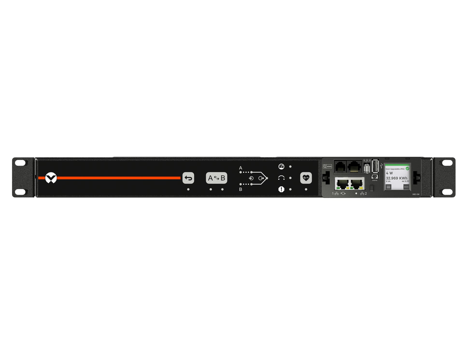 Vertiv Geist VA4U21A0 power distribution unit (PDU) 12 AC outlet(s) 1U Black
