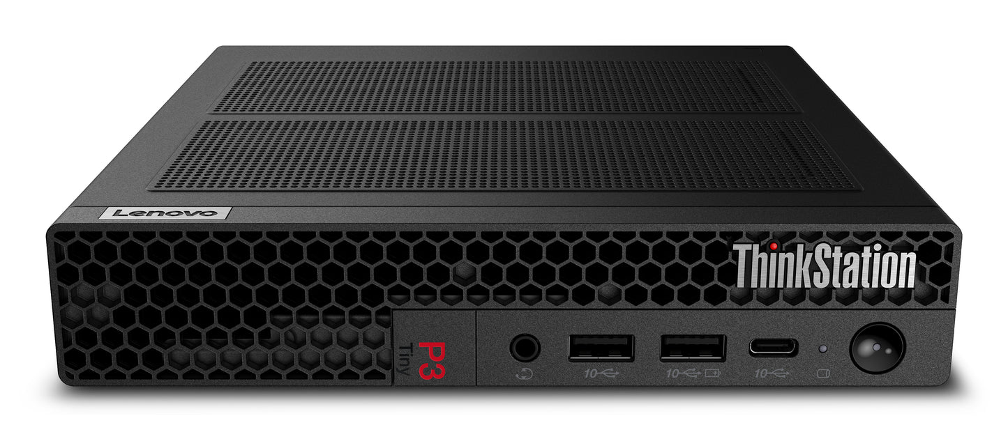 Lenovo ThinkStation P3 Tiny Intel® Core™ i5 i5-13500 16 GB DDR5-SDRAM 512 GB SSD NVIDIA T400 Windows 11 Pro Mini PC Black