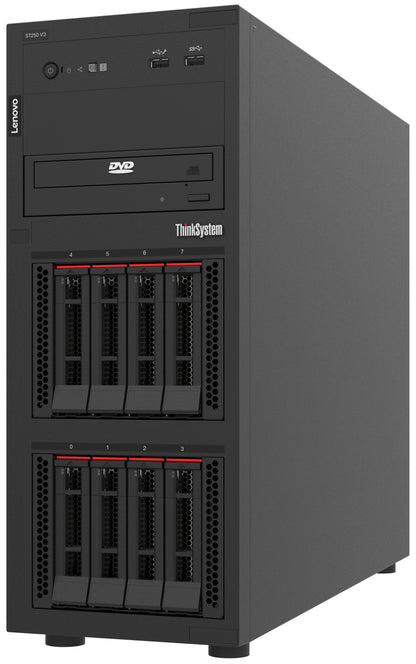 Lenovo ThinkSystem ST250 V3 server Tower Intel Xeon E E-2488 3.2 GHz 16 GB DDR5-SDRAM 800 W