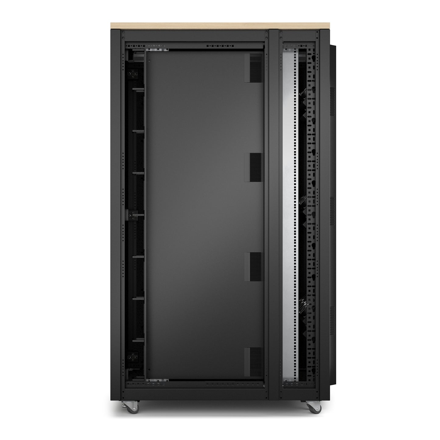 APC AR4038LA rack cabinet 38U Freestanding rack Black, Maple color