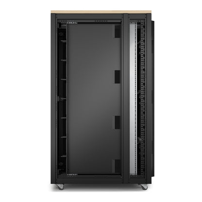 APC AR4038LA rack cabinet 38U Freestanding rack Black, Maple color
