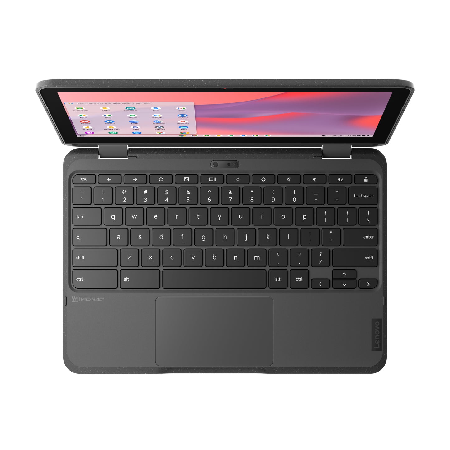 Lenovo 500e Chromebook Gen 4s Intel® N N100 11.6" Touchscreen HD 8 GB LPDDR5-SDRAM 64 GB eMMC Wi-Fi 6E (802.11ax) ChromeOS English Gray