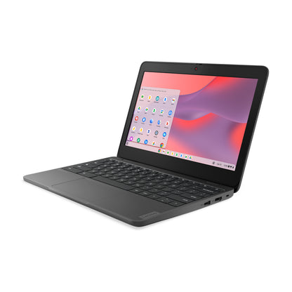 Lenovo 100e Chromebook Gen 4 MediaTek Kompanio 520 11.6" HD 8 GB LPDDR4x-SDRAM 64 GB eMMC Wi-Fi 6 (802.11ax) ChromeOS English Gray