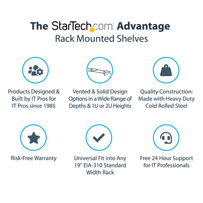 StarTech.com CABSHELFV rack accessory Shelf