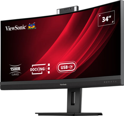 Viewsonic VG3457CV computer monitor 34" 3440 x 1440 pixels UltraWide Quad HD LED Black