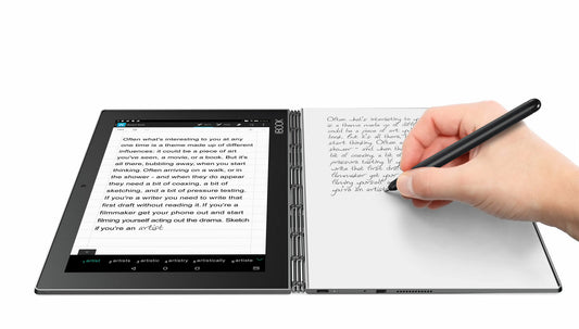 Lenovo Yoga Book Intel Atom® x5-Z8550 Hybrid (2-in-1) 10.1" Touchscreen Full HD 4 GB LPDDR3-SDRAM 64 GB Android 6.0 Gray