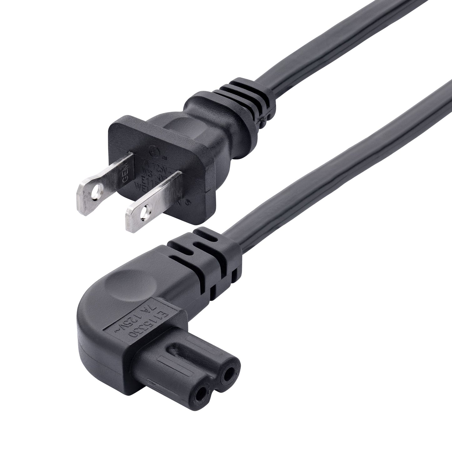 StarTech.com PXT101NB-STRA-6F power cable Black 70.9" (1.8 m) NEMA 1-15P C7 coupler