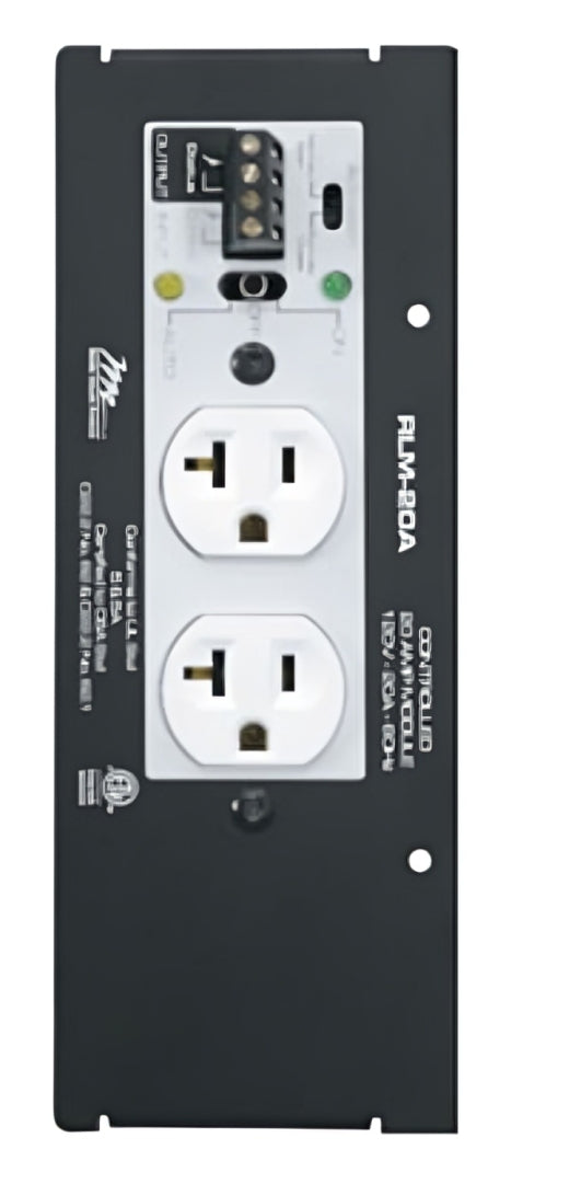 Middle Atlantic Products RLM-20A socket-outlet Black, White