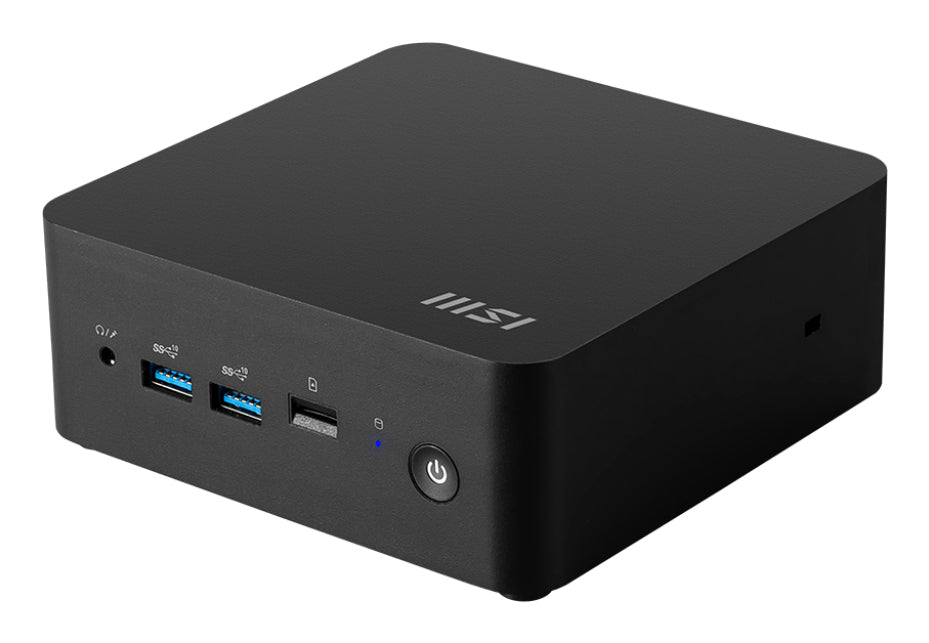 MSI Cubi NUC AI 1UMG-014US PC/workstation Intel Core Ultra 7 155H 32 GB DDR5-SDRAM 1 TB SSD Windows 11 Home Mini PC Black