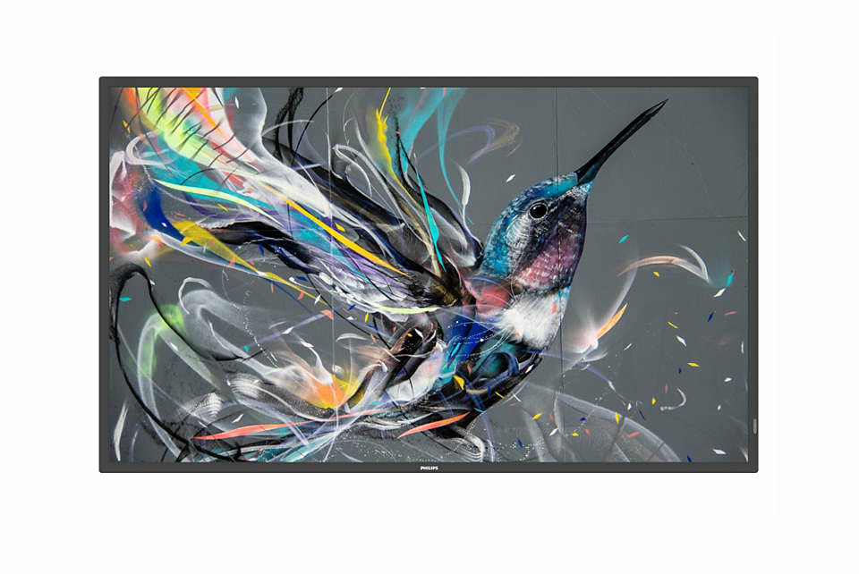 Philips 50BDL3650QE/00 signage display Digital signage flat panel 49.5" Wi-Fi 350 cd/m² 4K Ultra HD Black Built-in processor Android 10