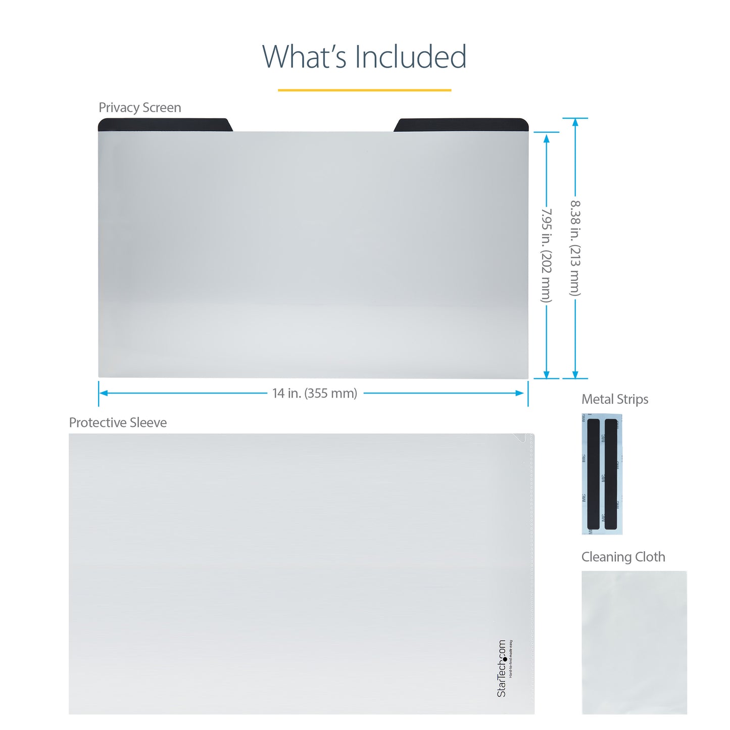 StarTech.com PRIVSCNLT15 display privacy filters 15" Laptop