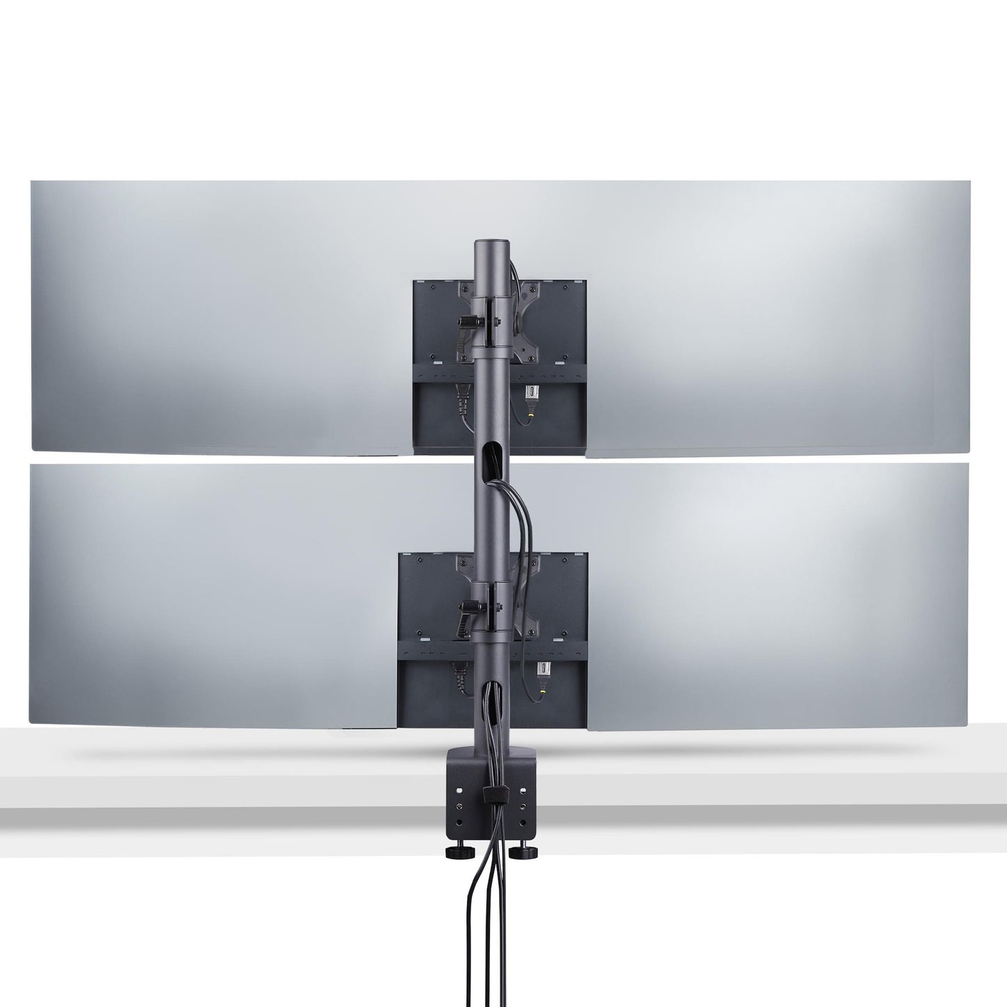 StarTech.com H2MPV-MONITOR-MOUNT monitor mount / stand 49" Desk Black