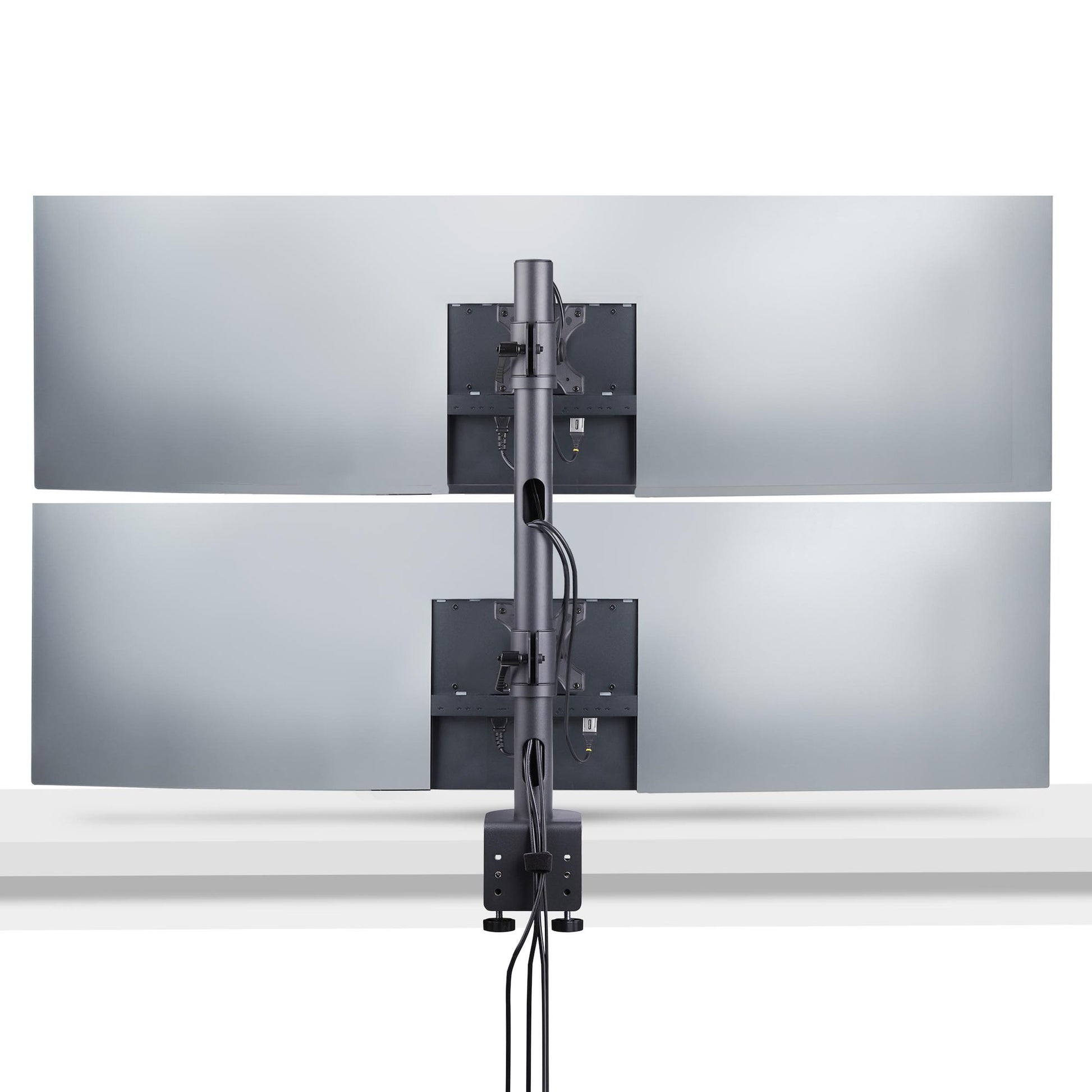 StarTech.com H2MPV-MONITOR-MOUNT monitor mount / stand 49" Desk Black