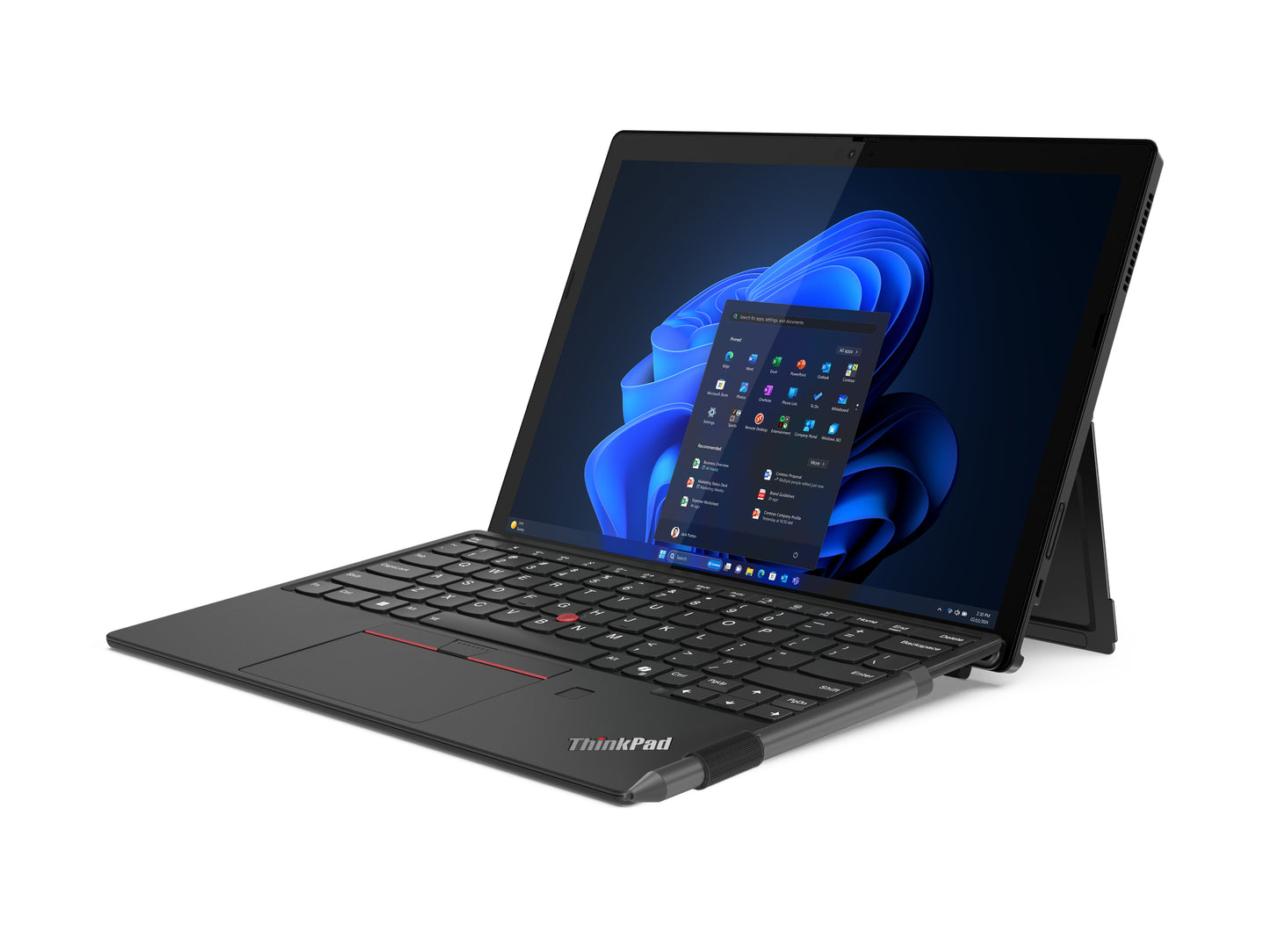 Lenovo ThinkPad X12 Detachable Gen 2 Intel Core Ultra 7 164U Hybrid (2-in-1) 12.3" Touchscreen 16 GB LPDDR5x-SDRAM 512 GB SSD Wi-Fi 6E (802.11ax) Windows 11 Pro Black