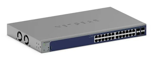 NETGEAR GS728TX Managed Gigabit Ethernet (10/100/1000) 1U Gray