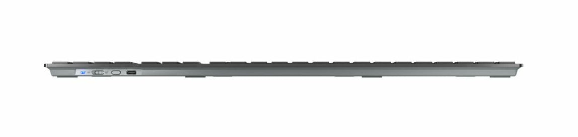 CHERRY JK-9100US-2 keyboard Universal USB + RF Wireless + Bluetooth QWERTY US English Black, Gray