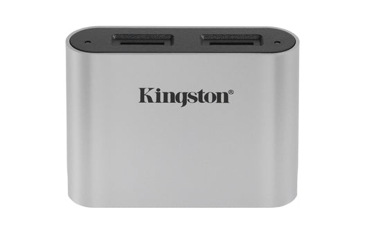 Kingston Technology Workflow microSD Reader Black, Silver
