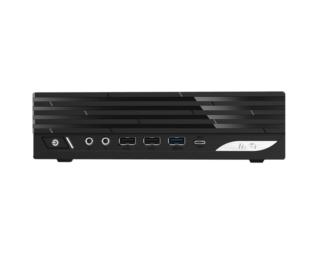 MSI Pro DP21 14M-1004US Intel® Core™ i3 i3-14100 8 GB DDR5-SDRAM 500 GB SSD Windows 11 Home Desktop Mini PC Black