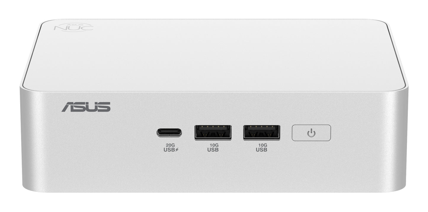 ASUS NUC RNUC15CRSU9089AU Intel Core Ultra 9 285H 32 GB DDR5-SDRAM 1 TB SSD Windows 11 Home Mini PC Mini PC barebone Silver