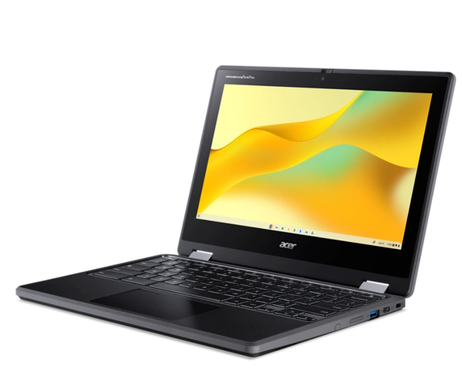 Acer Chromebook R756T-C9PBNA Intel® N N100 11.6" Touchscreen HD 8 GB LPDDR5-SDRAM 64 GB Flash Wi-Fi 6E (802.11ax) ChromeOS Black