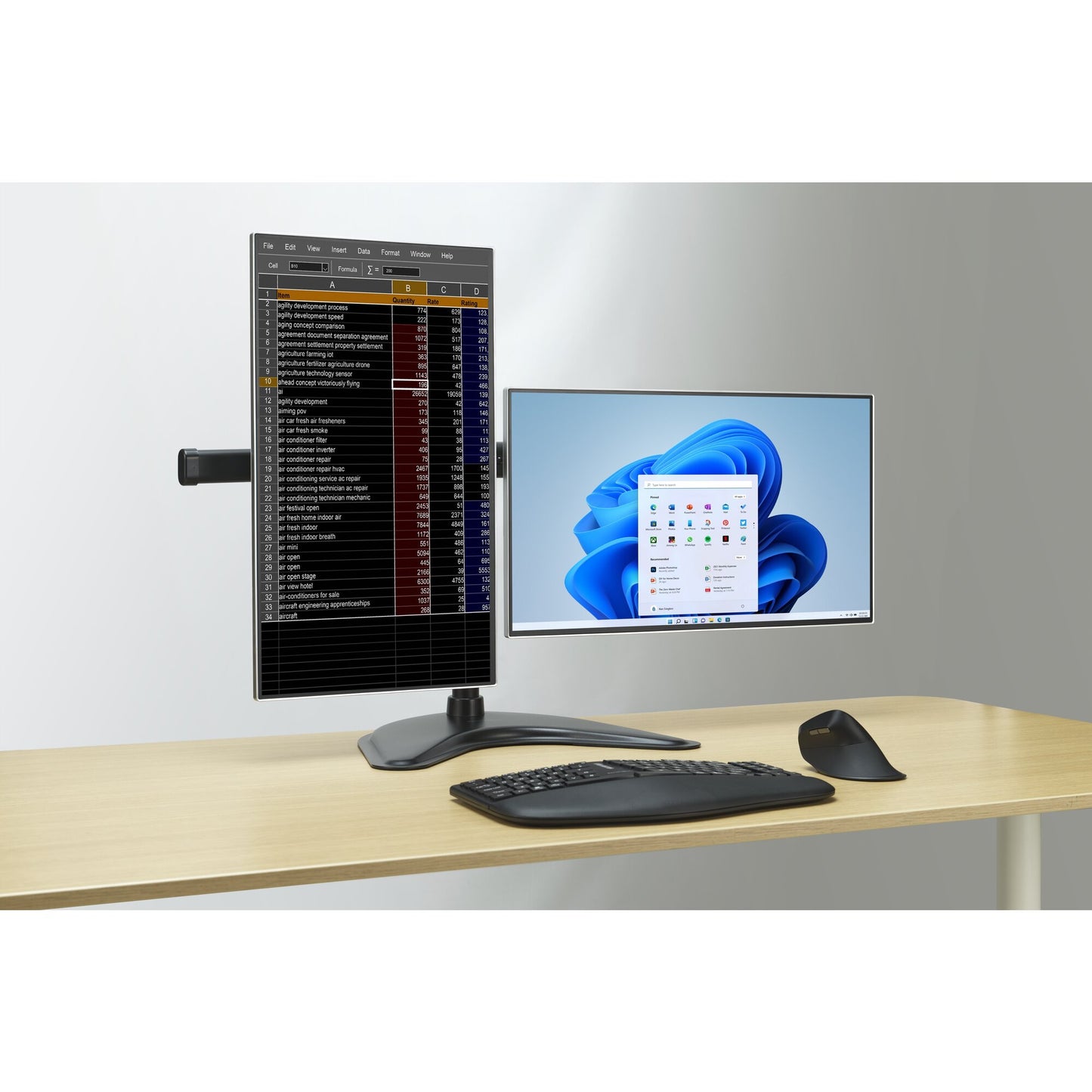 Kensington SmartFit Ergo 27" Desk Black