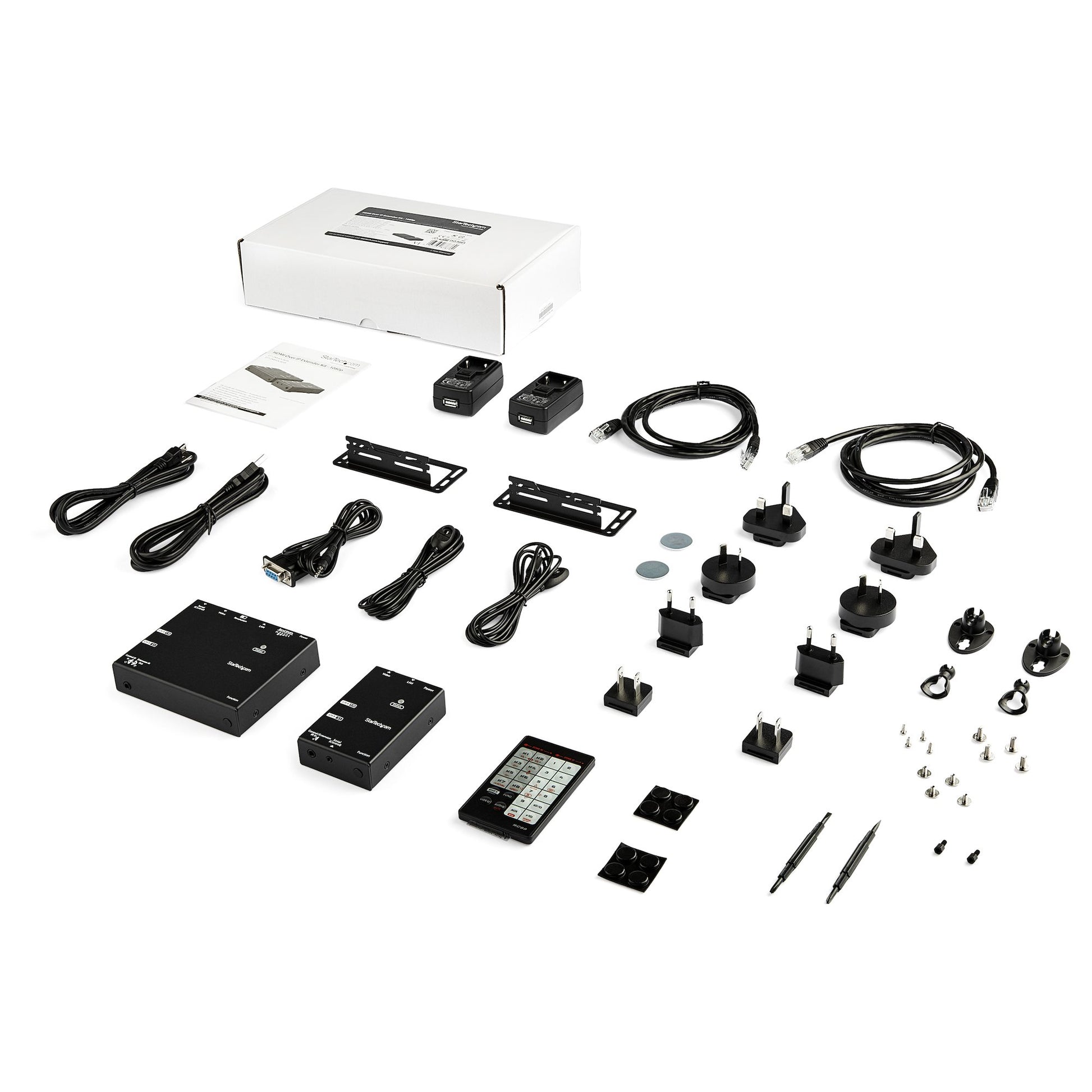 StarTech.com ST12MHDLNHK AV extender AV transmitter & receiver Black