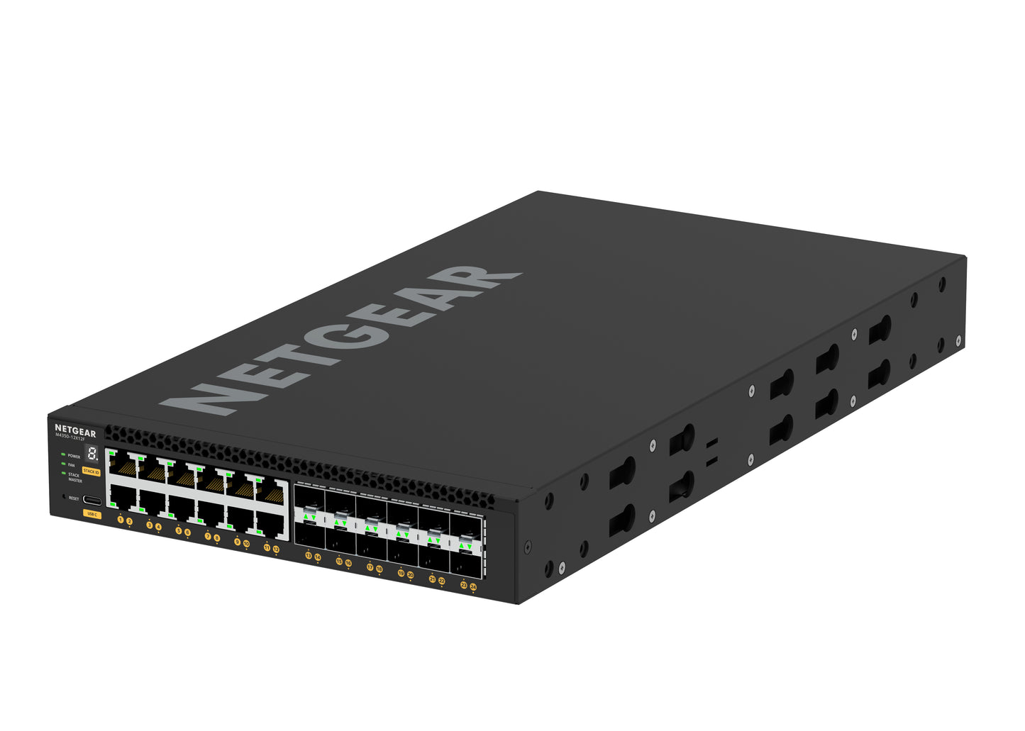 NETGEAR M4350-12X12F Managed L3 10G Ethernet (100/1000/10000) 1U Black
