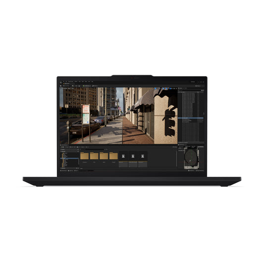 Lenovo ThinkPad P16s Gen 4 (AMD) Copilot+ PC AMD Ryzen AI 7 350 Mobile workstation 16" WUXGA 16 GB DDR5-SDRAM 512 GB SSD Wi-Fi 7 (802.11be) Windows 11 Pro Black