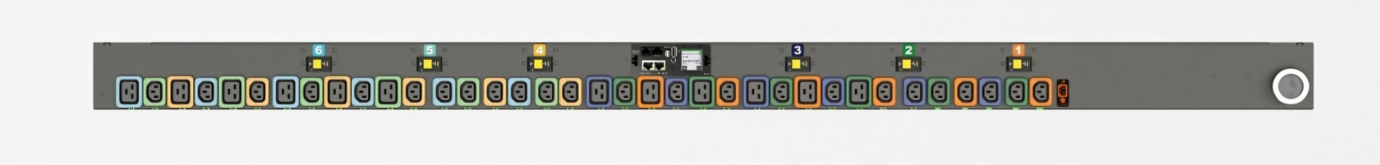 Vertiv Geist MNS5MHB1-36PNB8-5CS15A0A10-S-A power distribution unit (PDU) 36 AC outlet(s) 0U Black