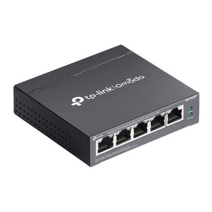 TP-Link Omada DS105GP network switch Unmanaged Gigabit Ethernet (10/100/1000) Power over Ethernet (PoE) Black