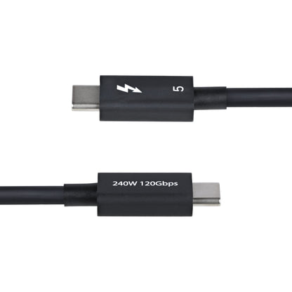 StarTech.com TBLT5MM50CM240W Thunderbolt cable 19.7" (0.5 m) 80 Gbit/s Black