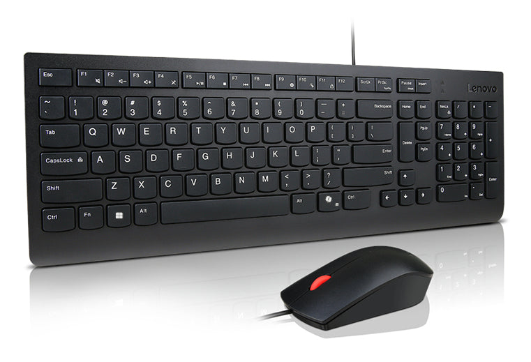 Lenovo 4X31R64424 keyboard Mouse included Home/Office USB Spanish Black