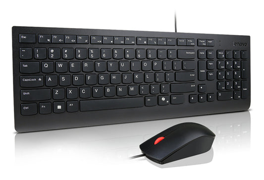 Lenovo 4X31R64424 keyboard Mouse included Home/Office USB Spanish Black