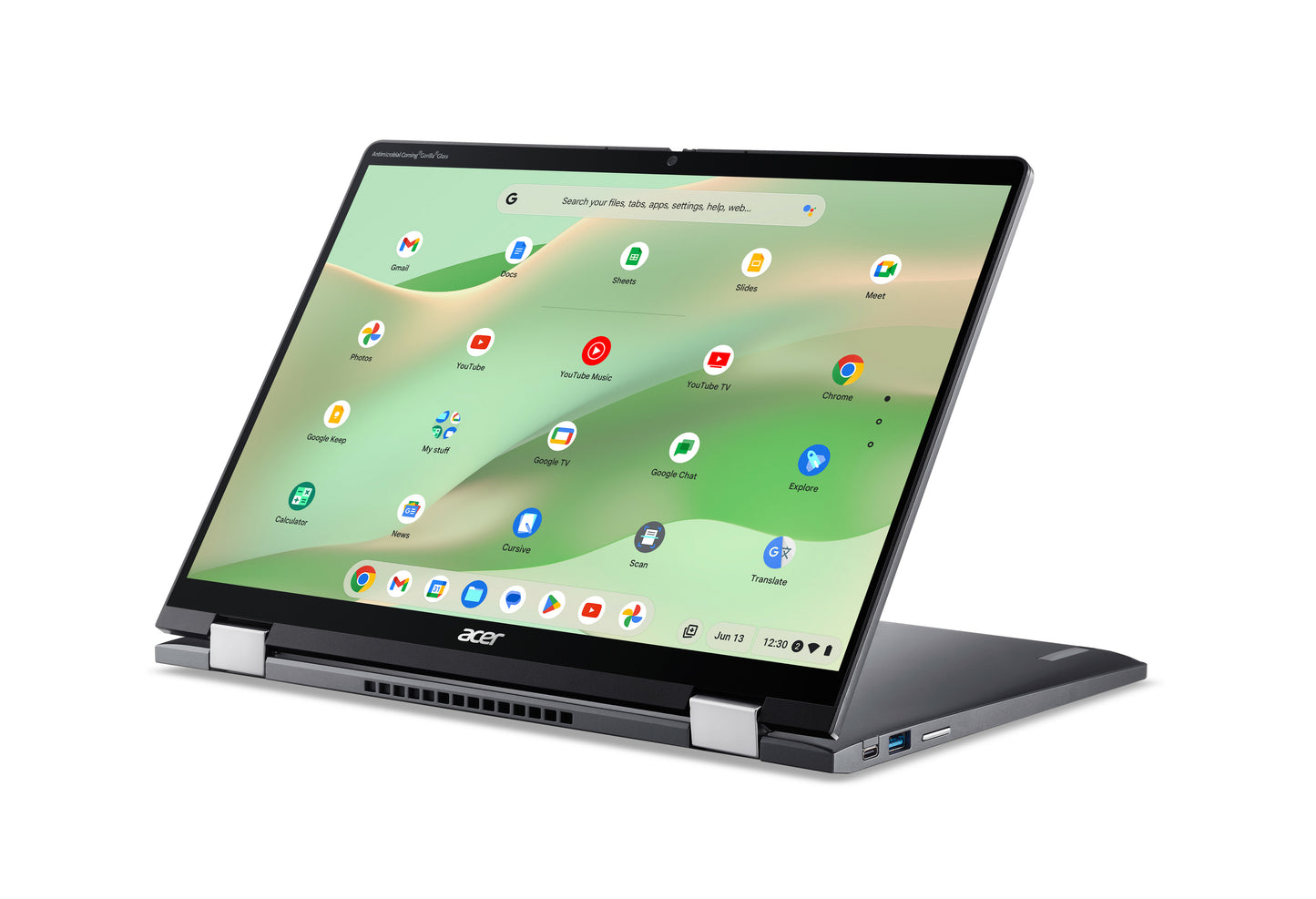 Acer Chromebook CP714-2W-56B2 Intel® Core™ i5 i5-1335U 14" Touchscreen WUXGA 8 GB LPDDR4x-SDRAM 256 GB SSD Wi-Fi 6E (802.11ax) ChromeOS Gray
