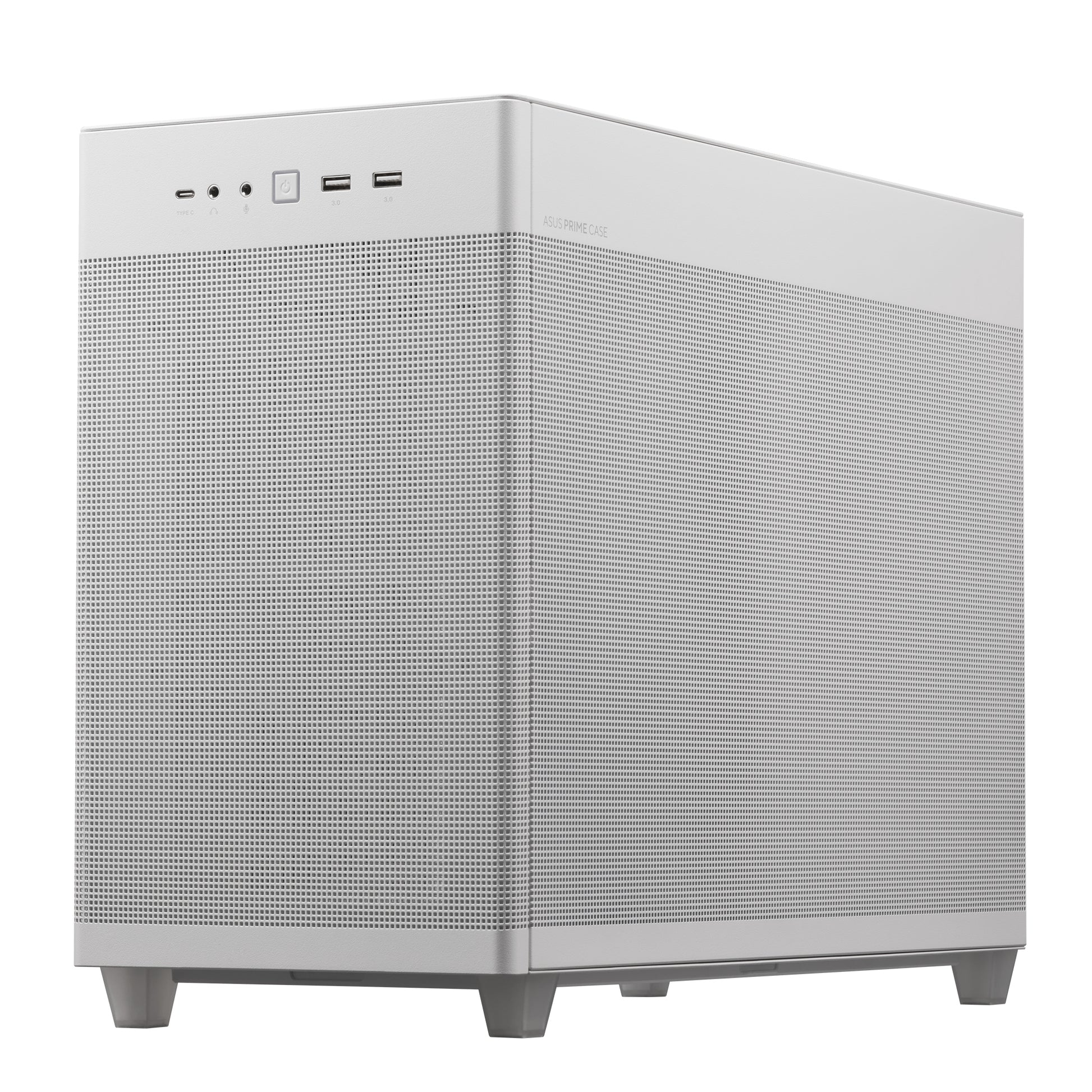 ASUS Prime AP201 MicroATX Case Mini Tower White