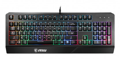 MSI VIGORGK20 keyboard Gaming USB QWERTY English Black