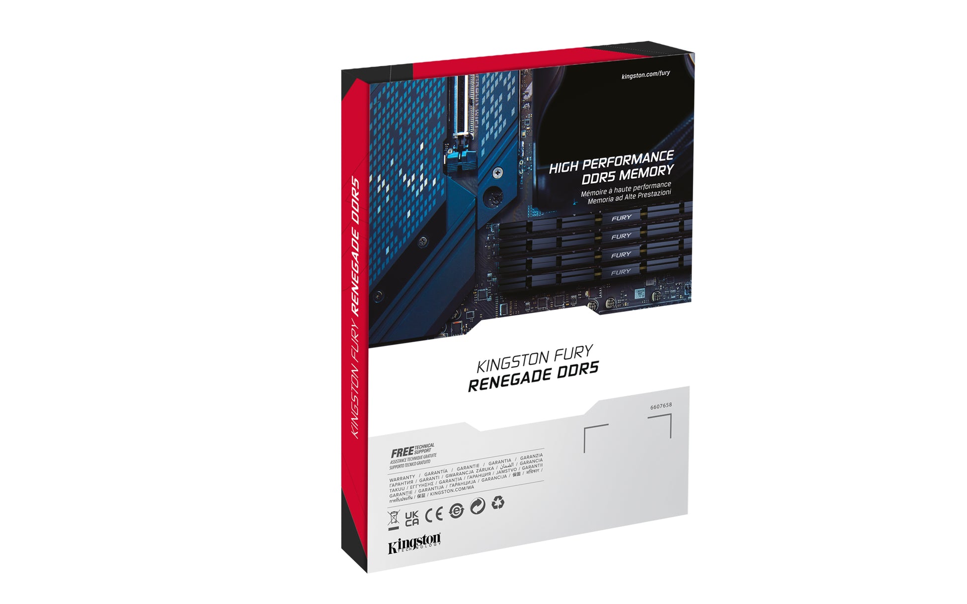 Kingston Technology FURY Renegade memory module 48 GB 2 x 24 GB DDR5 7200 MT/s